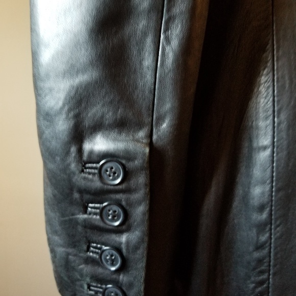 Express Leather Trench Coat - Picture 8 of 8